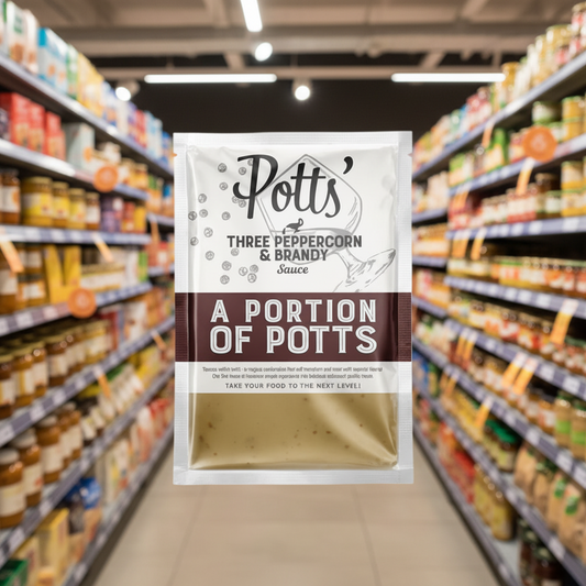 Potts 3 Peppercorn Sauce - 75g