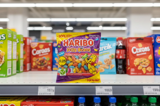 12 x Haribo Jelly Beans (10% Extra Free) - 154GM