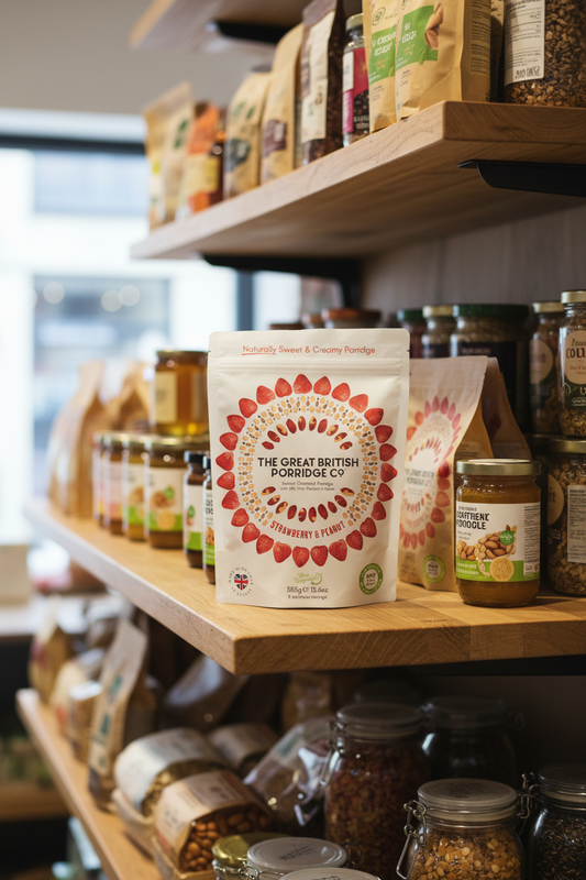 The GB Porridge Strawberry & Peanut Butter - 385g