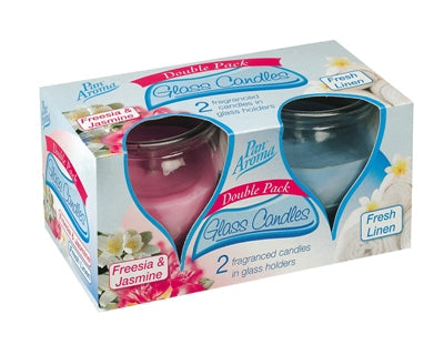 12 x Pan Aroma Candle Freesia & Jasmine 2 Pack
