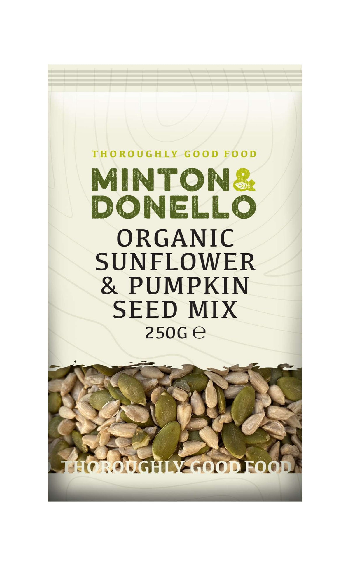 6 x Minton & Donello Organic Sunflower & Pumpkin Mix - 250g