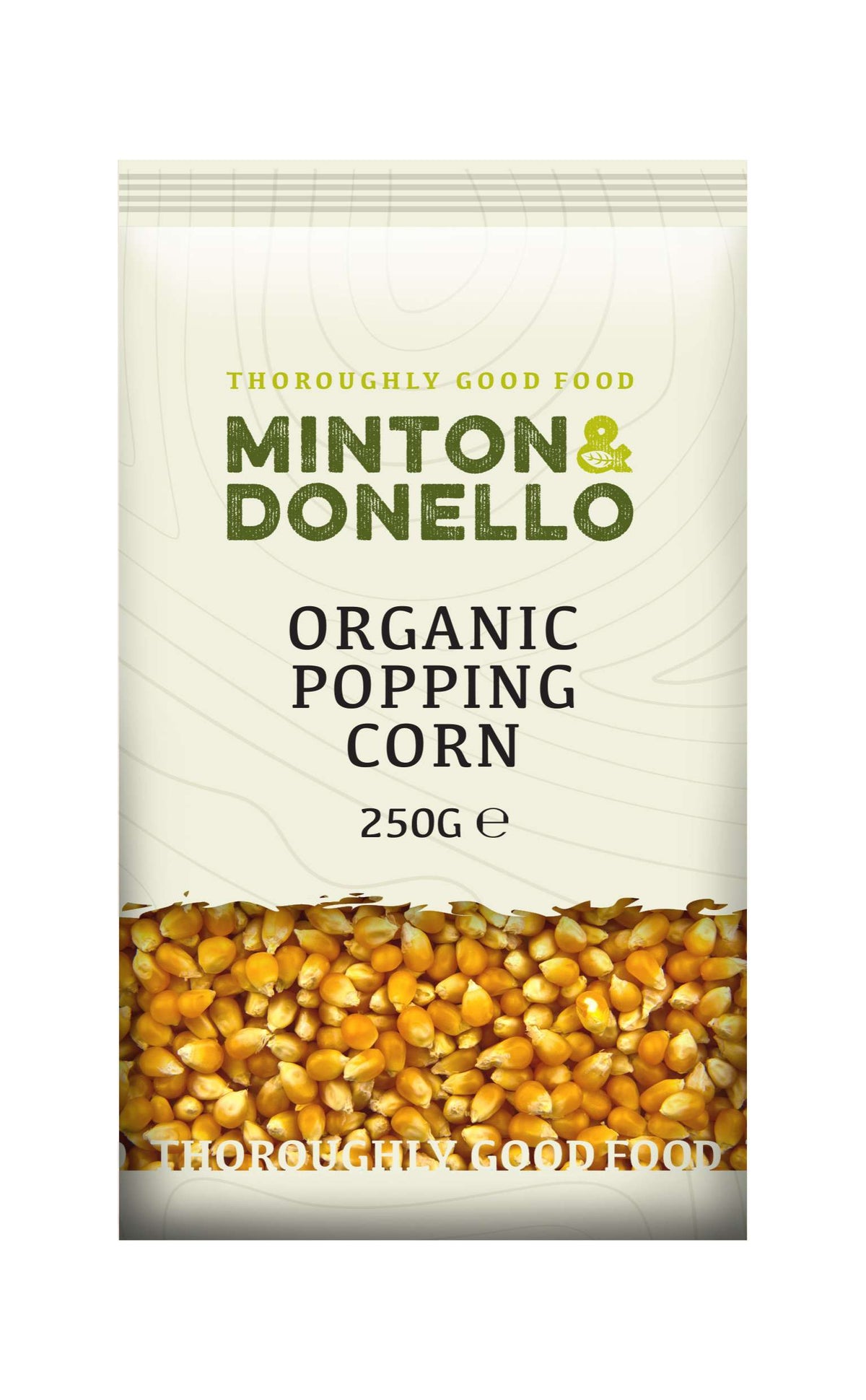 6 x Minton & Donello Organic Popcorn - 500g
