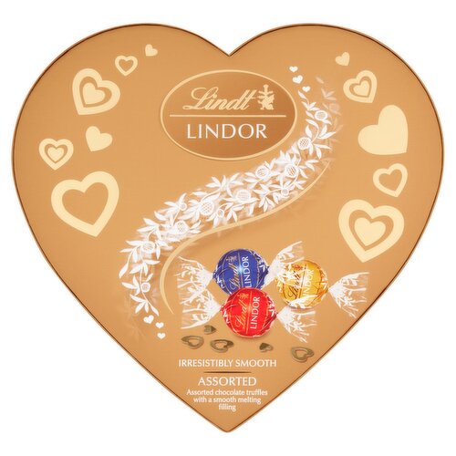 8 x Lindt Lindor Heart Box Assorted 200G