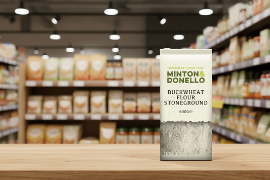 6 x Minton & Donello Buckwheat Flour Stoneground - 500g