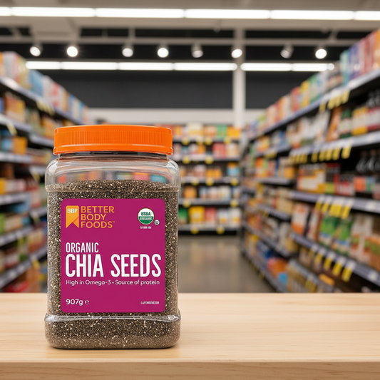 BetterBody Foods Organic Chia Seeds - 907g