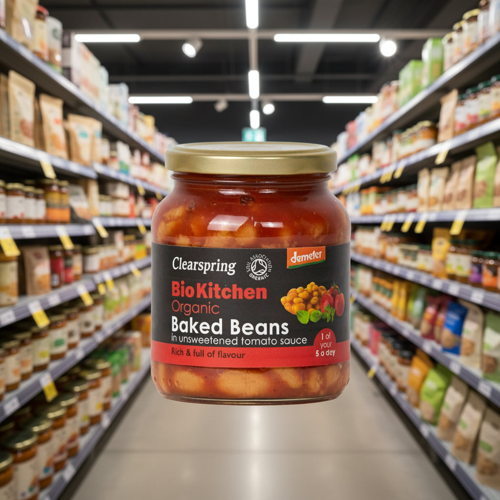 Clearspring Demeter Org Baked Beans Unsweet T/Sauce - 350g
