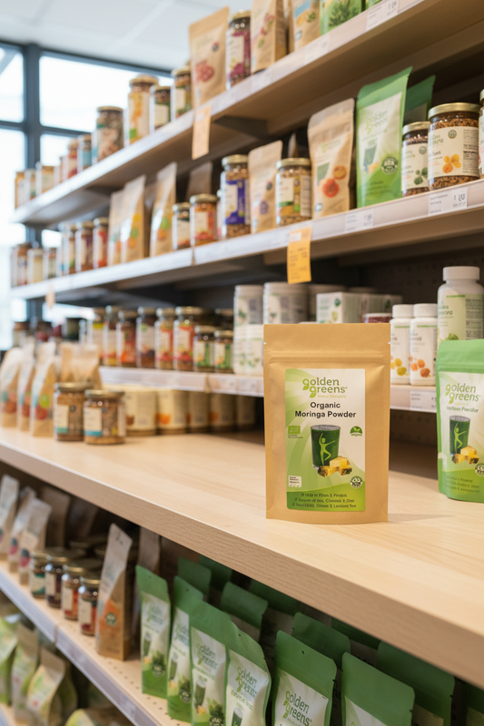 Golden Greens Organic Moringa Powder - 100g