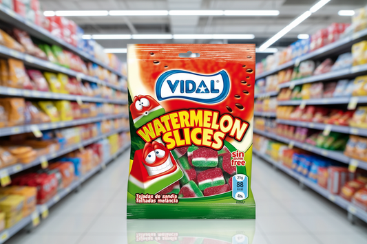 14 x Vidal Watermelon Slices Bag 100Gm