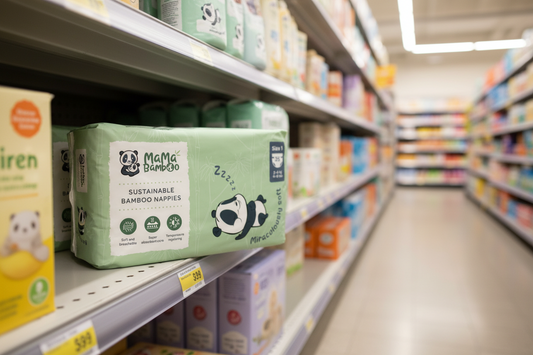 Mama Bamboo Eco Nappies - Size 1 (Newborn) - 35pc