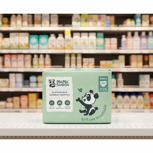 Mama Bamboo Eco Nappies - Size 3 (Medium) - 28pc