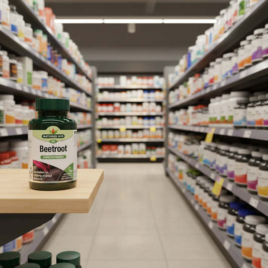 Natures Aid Beetroot Extract - 60caps