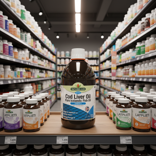 Natures Aid Cod Liver Oil Liquid - 500ml