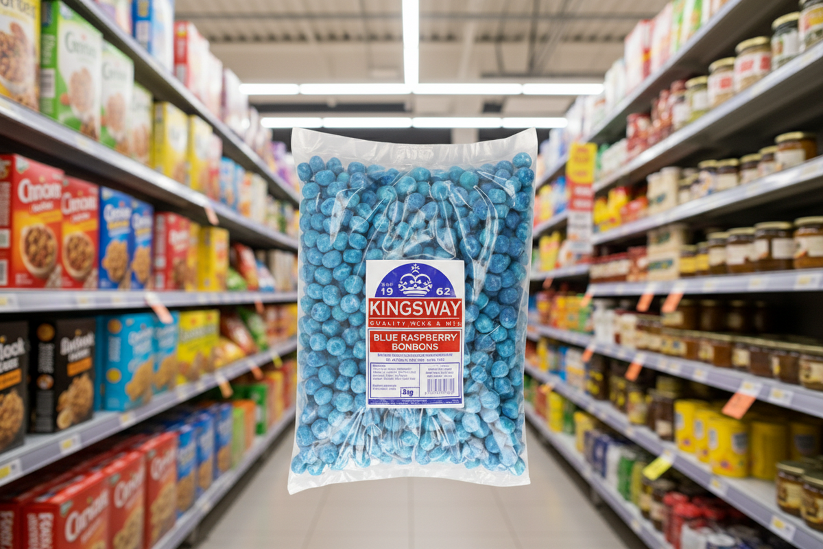 Verquin Blue Raspberry Bon Bons 3Kg