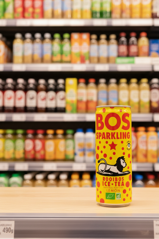 12 x BOS IceTea Sparkling Lemon - 250ml