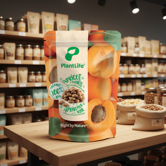 PlantLife Organic Sweet Apricot Kernels - 325g