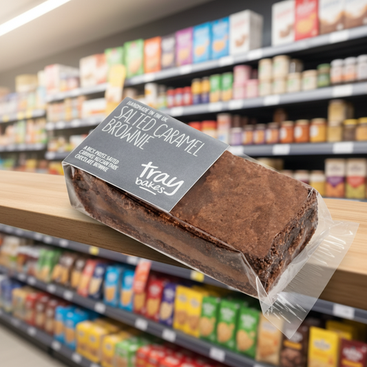 Traybakes Salted Caramel Brownie - 12g