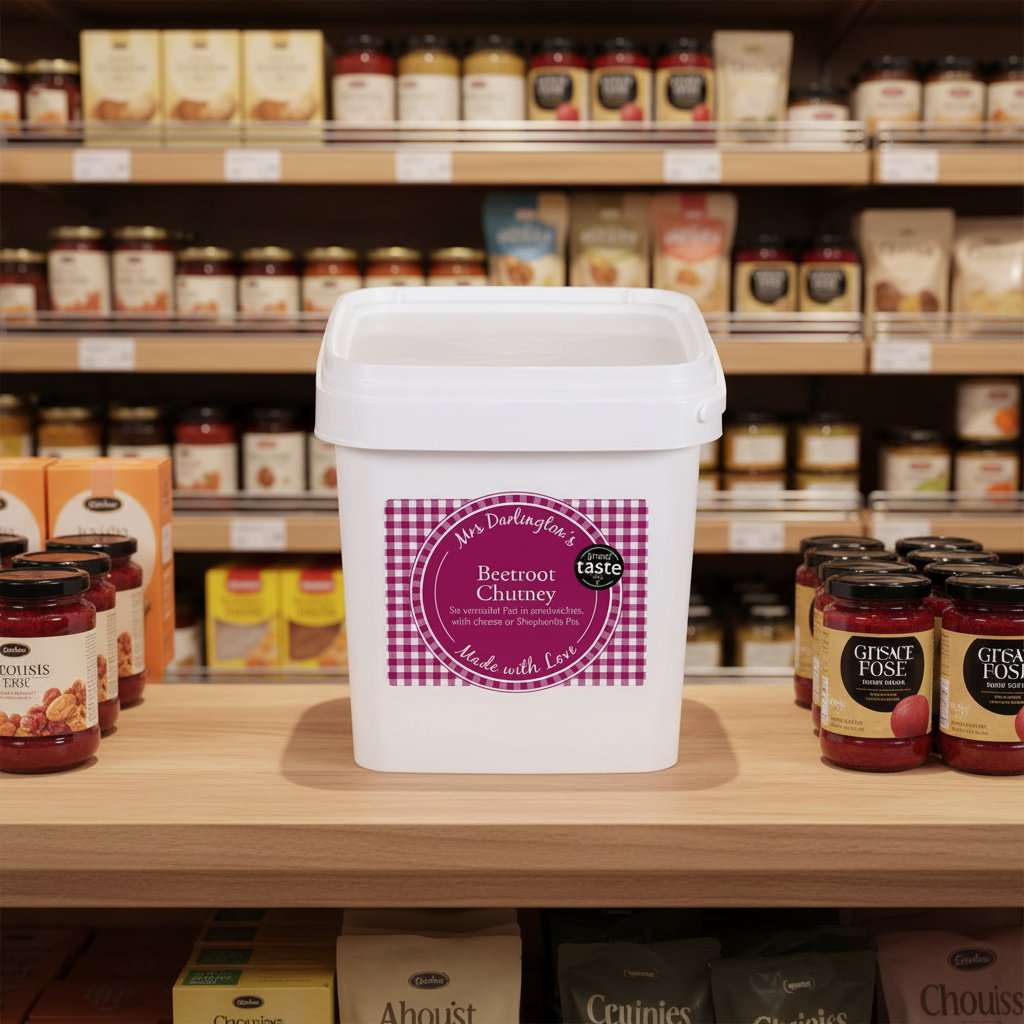 Mrs Darlington's Beetroot Chutney Catering Tub - 3kg