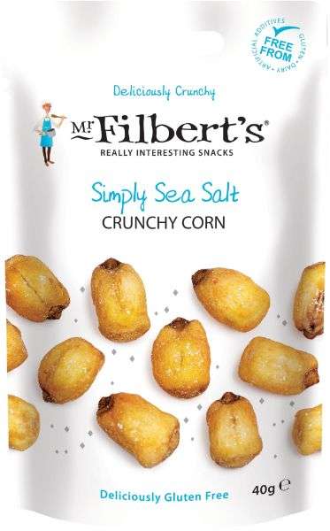 15 x Mr Filberts Crunchy Corn Salted - 40g