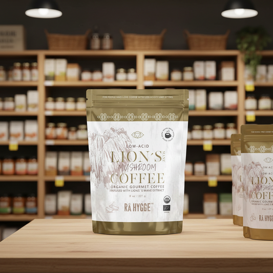 Rå Hygge Lion's Mane Coffee Filter Ground - 227g