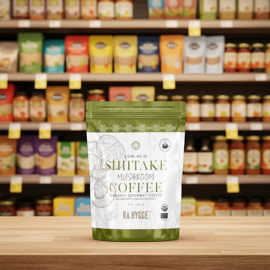 Rå Hygge Shiitake Mushroom Coffee Filter Ground - 227g
