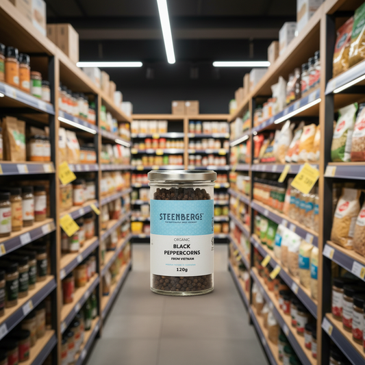 Steenbergs Organic Black Peppercorn Refill - 115g