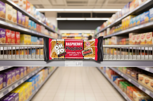 Oh So Scrummy Raspberry Flapjack - 110g