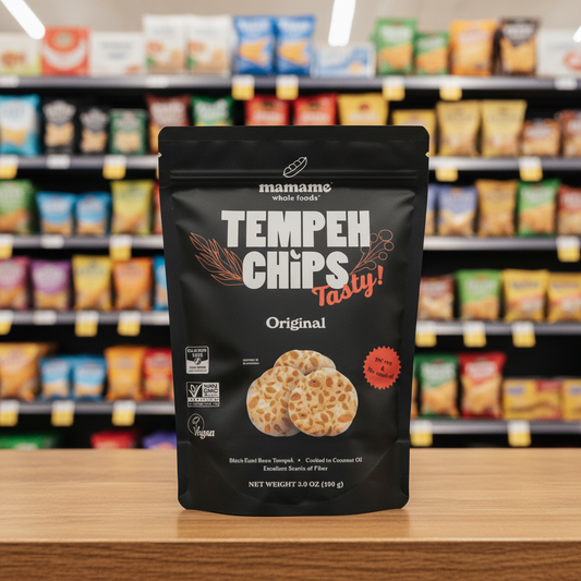 Mamame Tempeh Chips Original - 100g