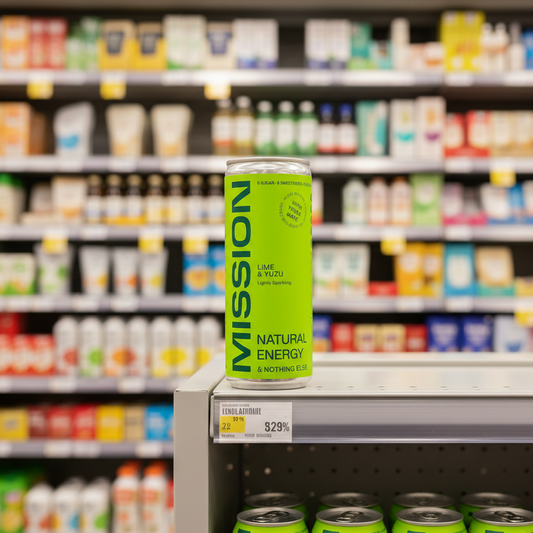 12 x Mission Perform Cans Lime - 250ml