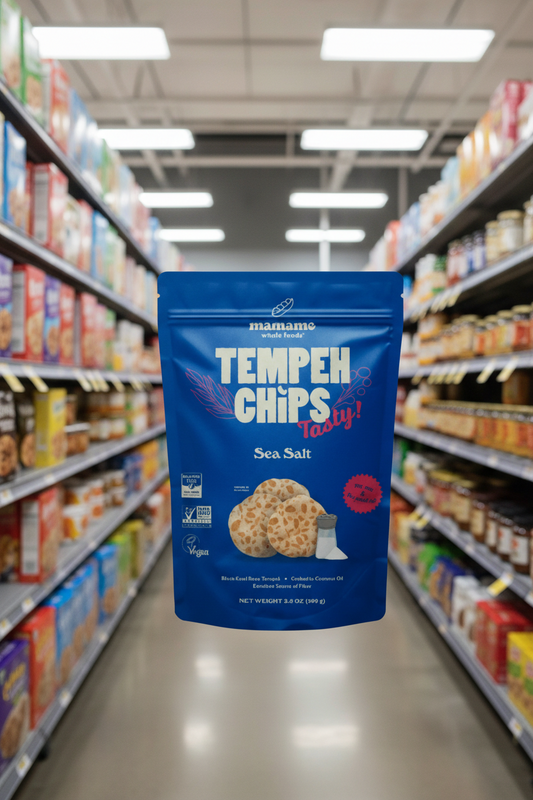 Mamame Tempeh Chips Sea Salt - 100g