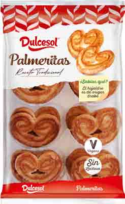 13 X Dulcesol Palmier Puff Pastry 16 Pack (180G)