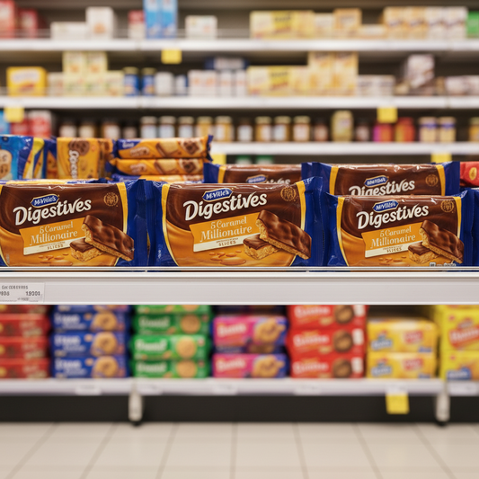 10 x Digestive Caramel Millionaire Slices 5pk - 109.9GM