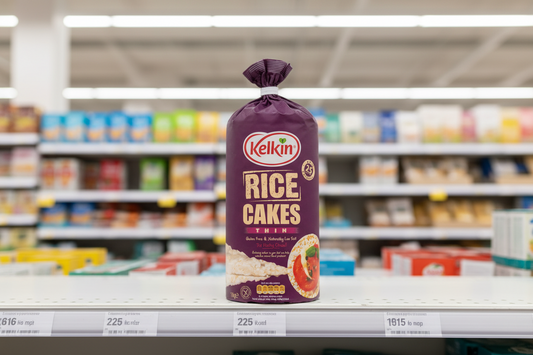 12 x Kelkin Unsalted Rice Cakes 2 X 100G (200G)
