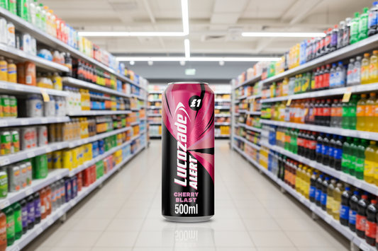 12 x Lucozade Alert Cherry Blast - 500Ml