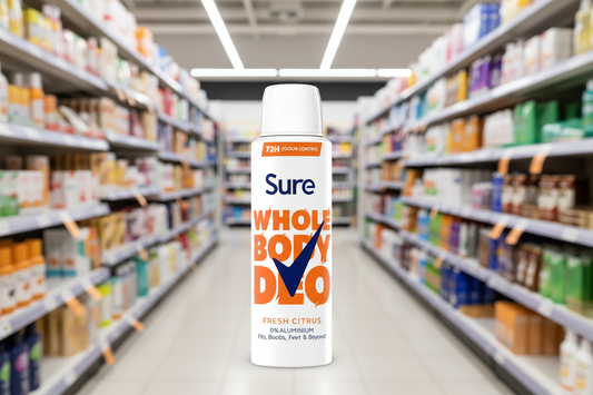 6 x Sure Women Whole Body Fresh Citrus - 150ML