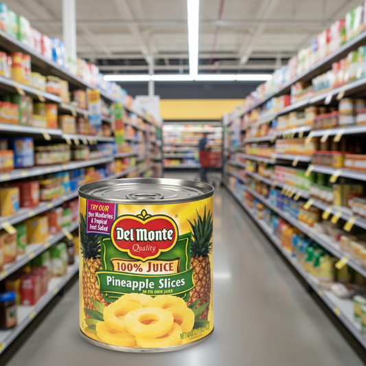12 x Del Monte Pineapple Slices In Juice 220G