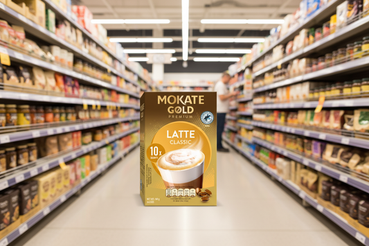 12 x Mokate Gold Latte 10 Sachets - 140GM