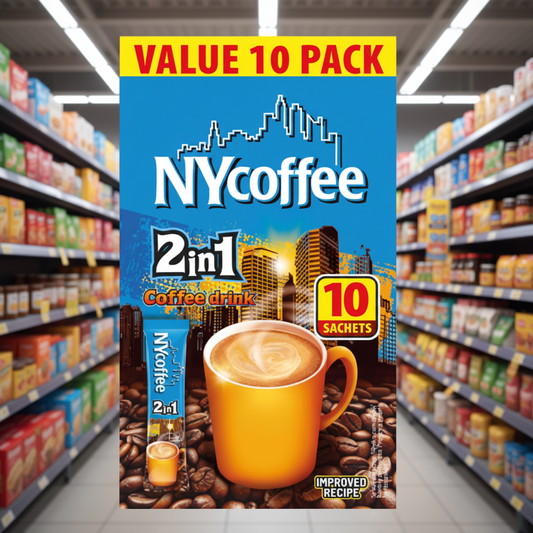 10 x Ny Coffee 2in1 10 Sachets - 10PK