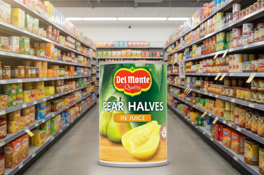 12 x Del Monte Pear Halves In Juice 415G