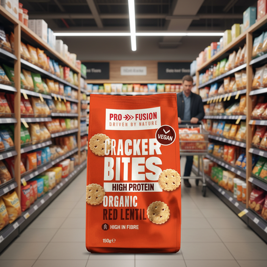 Profusion Org Red Lentil Cracker Bites - 150g