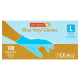 10 x Chefs Kitchen Gloves Powder Free Large Blue