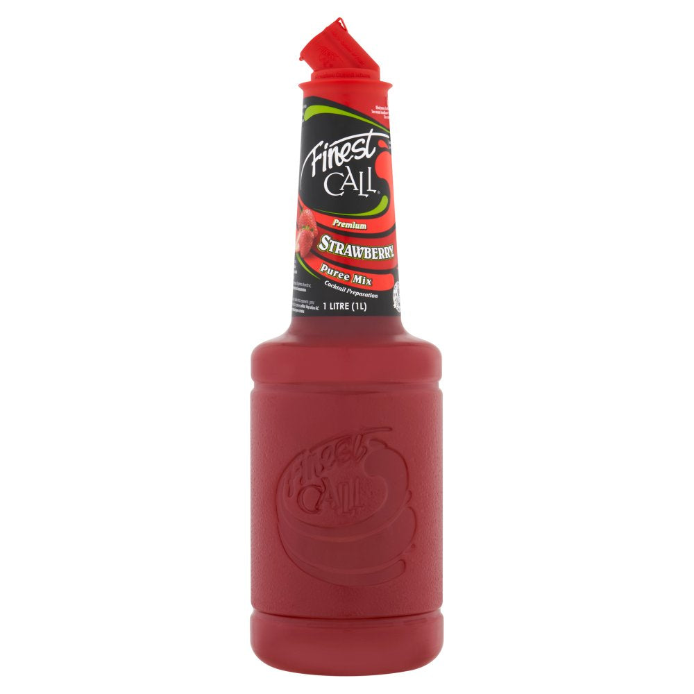 12 x Finest Call Premium Strawberry Puree Mix 1 Litre