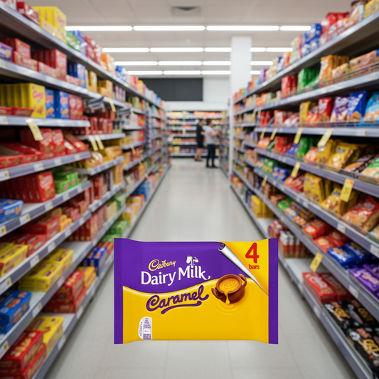 15 x Cadbury Caramel 4Pk 148Gm