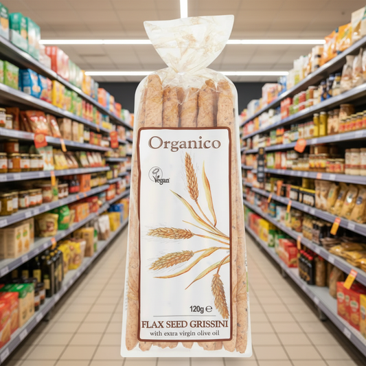 Organico Org Flaxseed Grissini - 120g