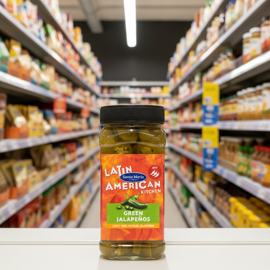 Santa Maria Hot Green Jalapeños 500G