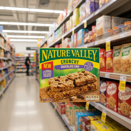 5 x Nature Valley Crunchy Choco Chips 5 Pack - 210GM