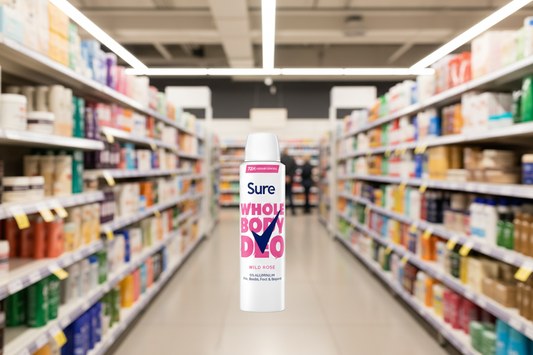 6 x Sure Women Whole Body Wild Rose - 150ML