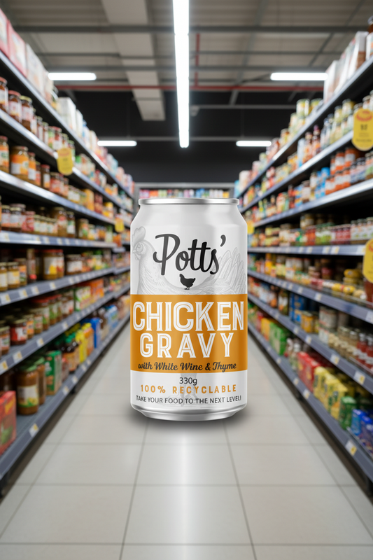 Potts Chicken, White Wine & Thyme Gravy - 330g