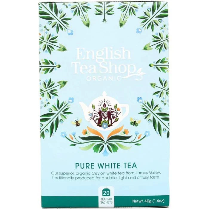 6 x English Tea Shop Pure White Tea - 20Bags