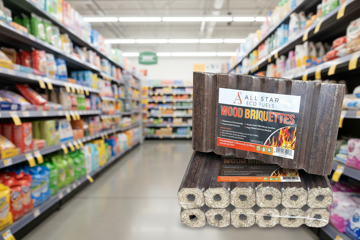 All Star Wood Briquettes 12 Pack - 10KG