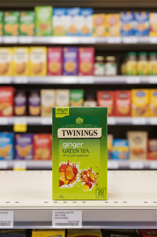 4 X Twinings Green Tea & Ginger 20'S